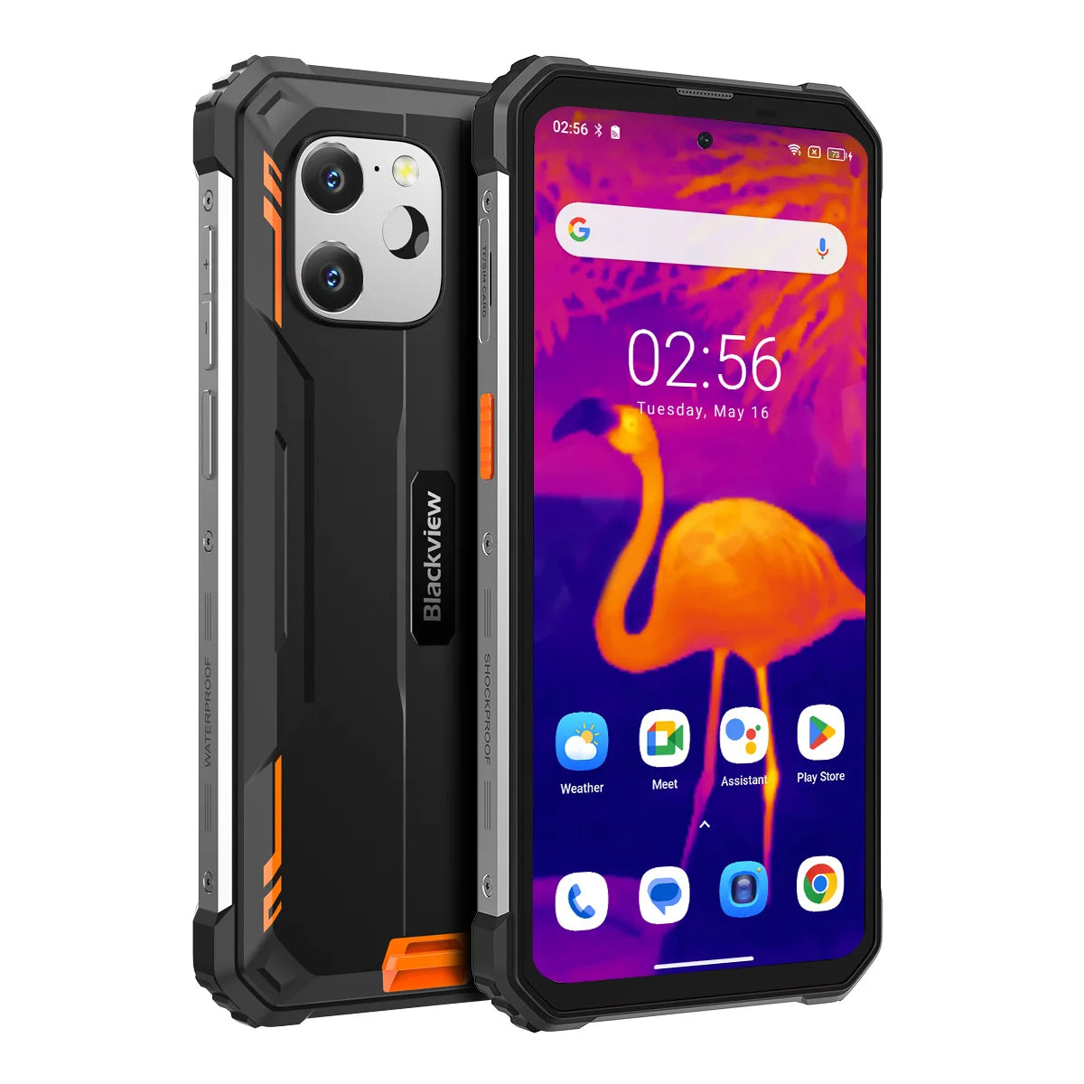 Blackview BV8900 Rugged Smartphone , Android 13 2.4K Display,16GB+ 256GB Helio P90 Mobile Phone, Upgrade Thermal By FLIR® Phones