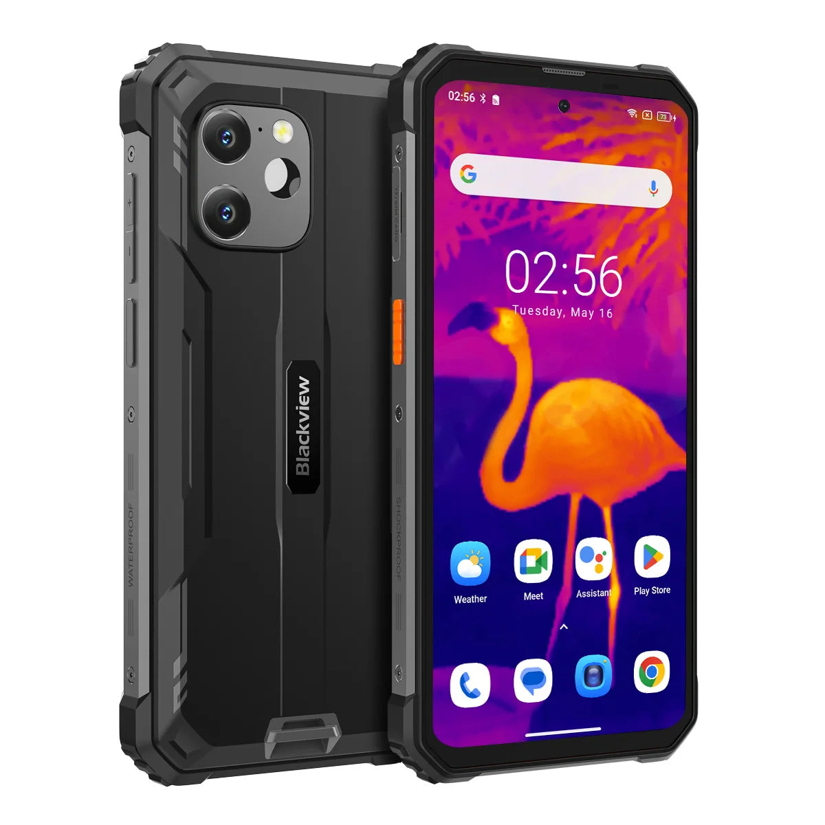 Blackview BV8900 Rugged Smartphone , Android 13 2.4K Display,16GB+ 256GB Helio P90 Mobile Phone, Upgrade Thermal By FLIR® Phones