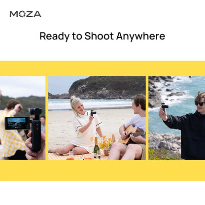 MOZA MOIN Camera 3-Axis 4K HD Handheld Gimbal Camera Stabilizer Built-in Wi-Fi Control Wide Angle Smart Track