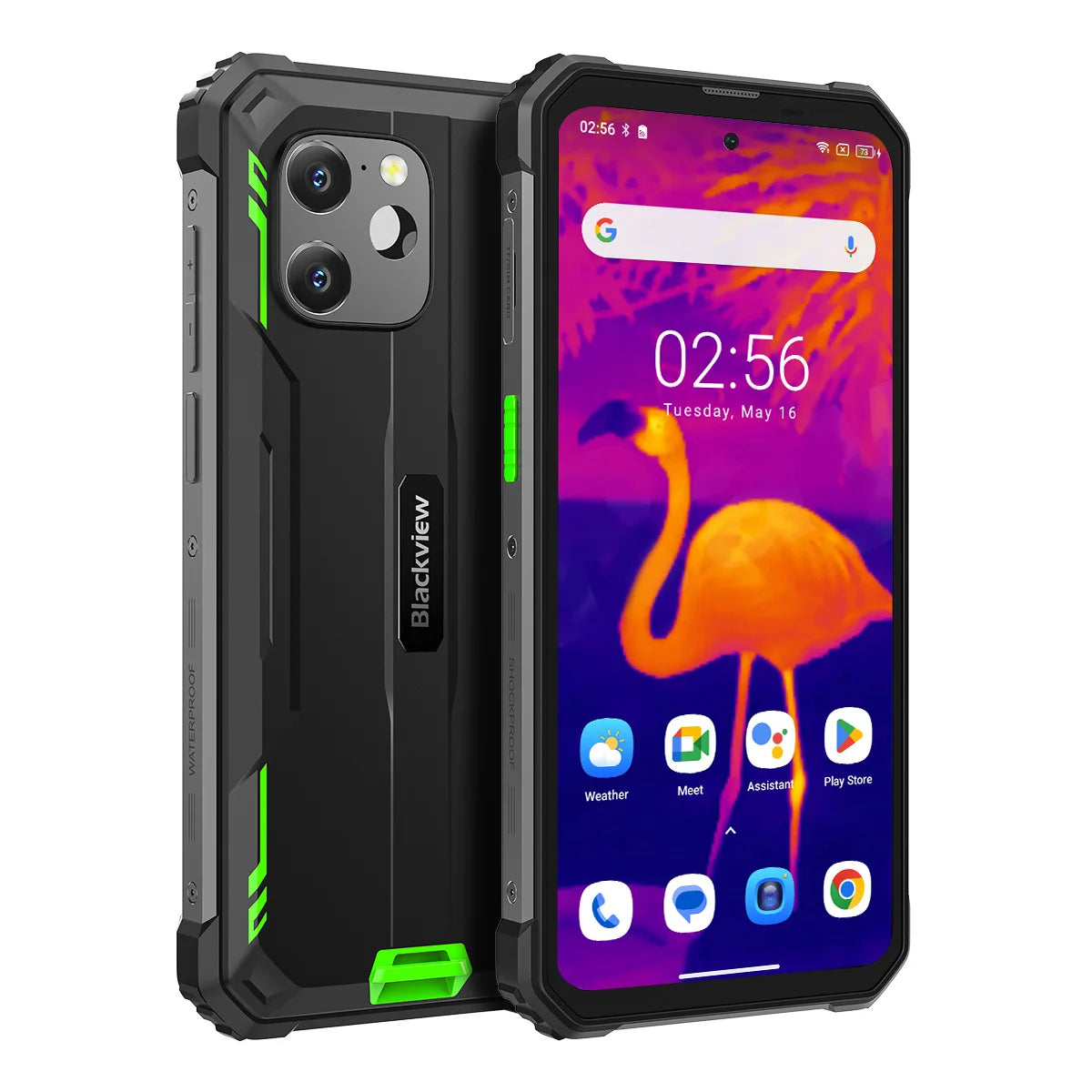 Blackview BV8900 Rugged Smartphone , Android 13 2.4K Display,16GB+ 256GB Helio P90 Mobile Phone, Upgrade Thermal By FLIR® Phones